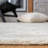 Restoration Vintage Hand Tufted Viscose/Wool Geometric Rug in Ivory-1086682118