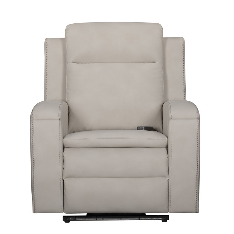 Fauteuil inclinable électrique Aboubakr avec massage thermique et auto-glissement, Buffy crème