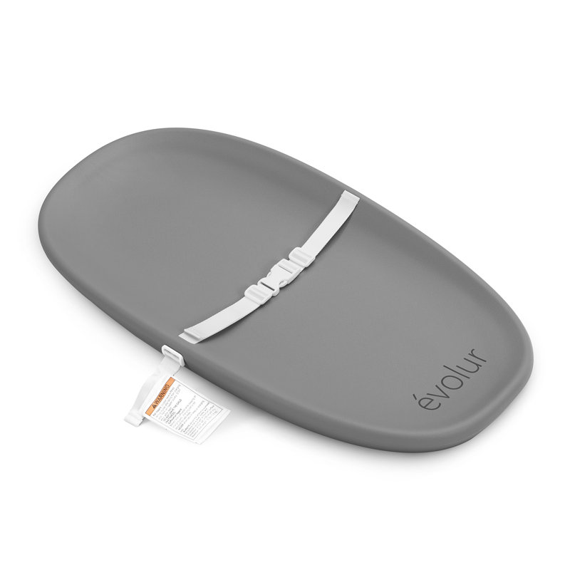 Evolur Dark Gray Waterproof Baby Changing Pad