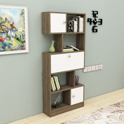 Ethan-Ewan 168.3cm H x 75cm W Standard Bookcase