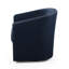 Modern Fabric Blue Swivel Chair - 32.75" Package Width Dimension Comfortable Rotating In Cover Handcrafted