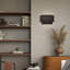 Applique murale en acier Jalani Sarely-88580081-88580080