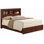 Transitional Cherry Full Storage Bed