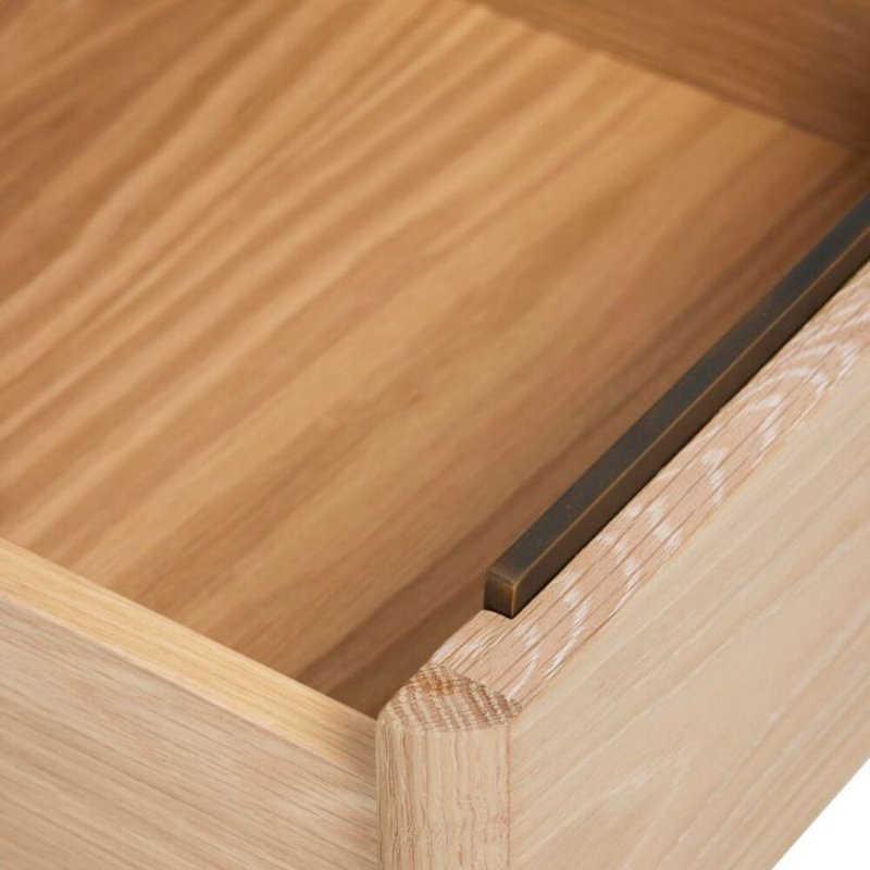 Arden 1 - Drawer Solid Wood Nightstand