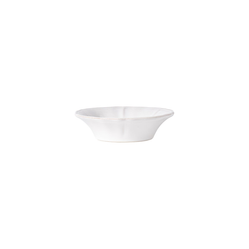 Alentejo Handmade Stoneware Appetizer Plate, White