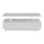 Table basse de 47,2 po avec 2 tiroirs et lumières à DEL multiples - Polyvalent et élégant rangement rectangulaire-1219942528-1219942534