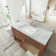 Sinber 14.72'' White Ceramic Rectangular Undermount Bathroom Sink with Overflow