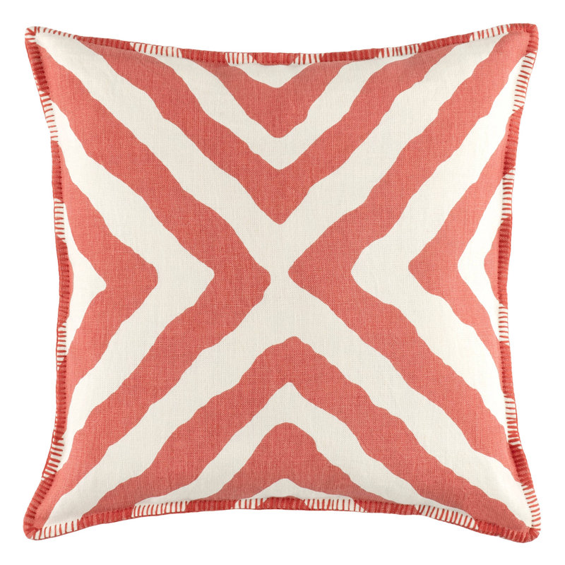 Housse de coussin Impy Linen, Paprika
