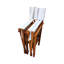 Chaise pliante en bois Chaise pliante en bois Chaise pliante 2 pièces / ensemble Populus + toile-312734380