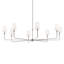 Lustre rond 52 lumières XL 52 "avec abat-jour en lin blanc-1035542870
