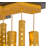 Aloisia 20 - Light Steel Dimmable Cylinder Chandelier
