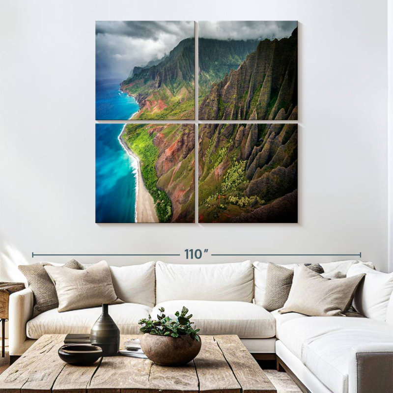 Gillard Na Pali Coastline, H 74 po x l 74 po