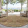 Machine Washable Indoor/Outdoor Xhevrie Khaki Rug