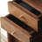 Black walnut unique design bookcase