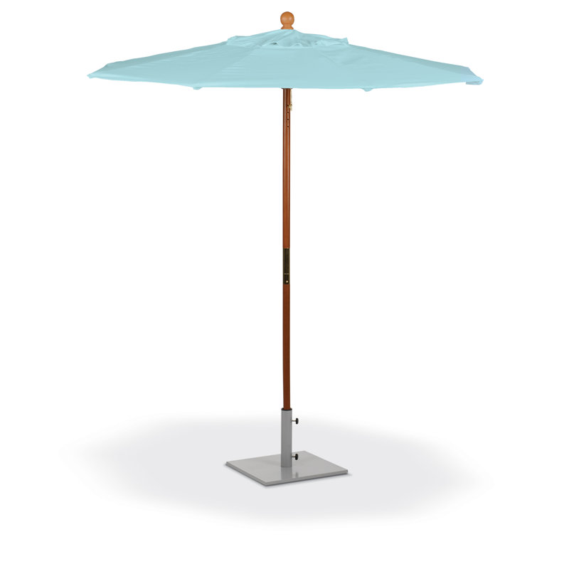 Parasol de marché 6 pi Oxford, Bleu minéral