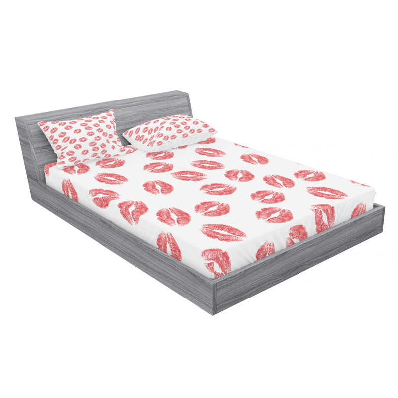 Microfiber Sheet Set, Queen Sheet Set with Fitted Sheet