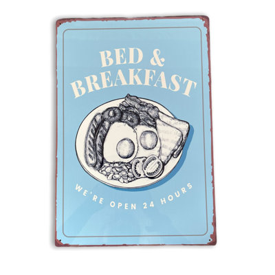 Kada Bed And Breakfast Kitchen Pub Home Bar - No Frame Print on Metal
