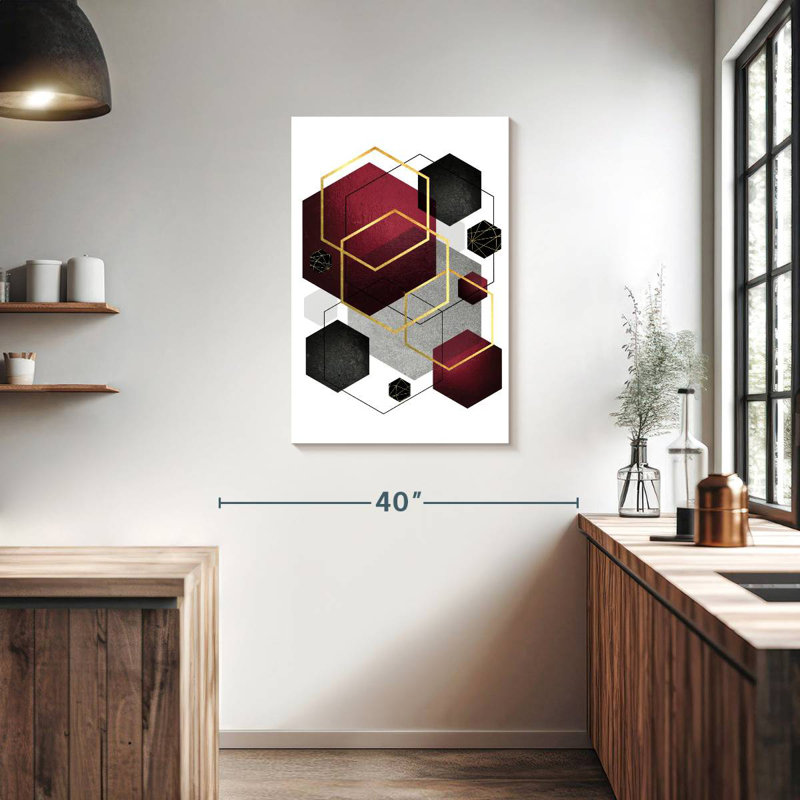 Or noir Avery Burg Geo III, H 36 po x l 24 po