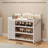 Foldable Shoe Rack For Home - Multi-Layer Bamboo Shoe Shelf With Dustproof Design, Easy Assembly For Entryway, Hallway, And Rental Apartments