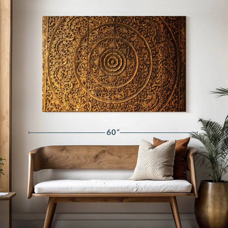 Kerner Carving, 34" H x 51" W