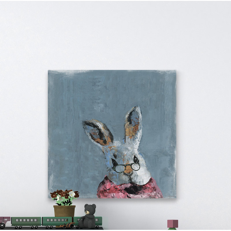 «Grandma Bunny», reproduction sur toile tendue, H 32 po x l 32 po x P 1,5 po