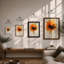 Amber Bloom Botanical - Framed Print-486864353-486864358