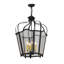Luminaire suspendu lanterne à 4 lumières Citadel