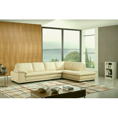 Ebern Designs 2 - Piece Upholstered Sectional & Reviews | Wayfair