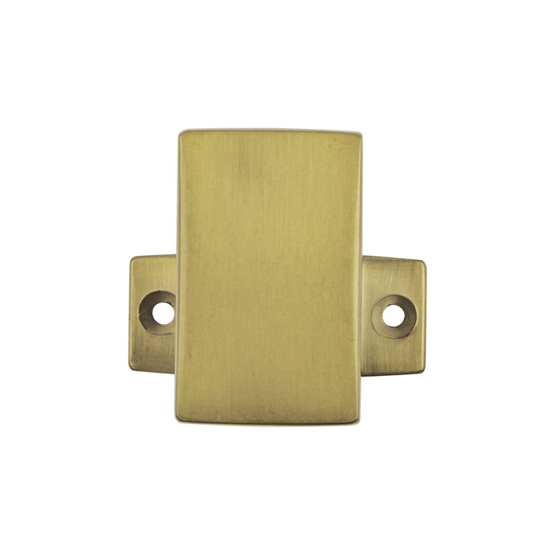 Cambridge Collection Hook - 2-1/8" x 1-5/16 " - Transitional Entryway Hook for Coats, Hats & Bags, Brushed Golden Brass