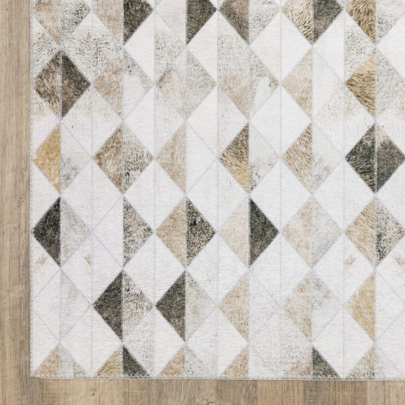 Kesan Geometric Indoor Rug, Rectangle 8'9" x 12'