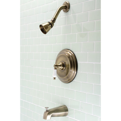 Robinet de baignoire et de douche avec valve brute Restoration