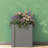 Sturdy Steel Planters, Compact Modern Design For Balcony & Patio