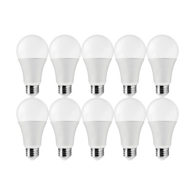 14 watts (100 watts équivalents), ampoule DEL A19 à intensité variable, culot moyen E26 (standard)