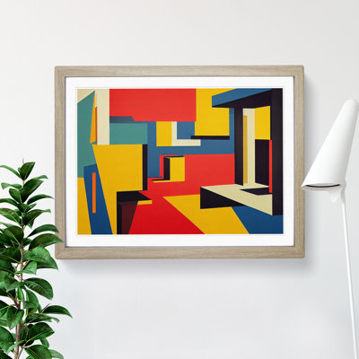 XH1022-6195X Modern Suprematism Art Vol.5 Abstract - Single Picture Frame Print