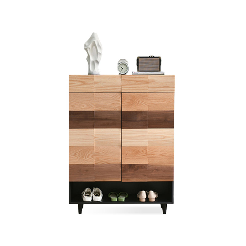 Rangement à chaussures moderne en bois massif