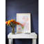 Orange Hibiscus On Snow Print-1155064009