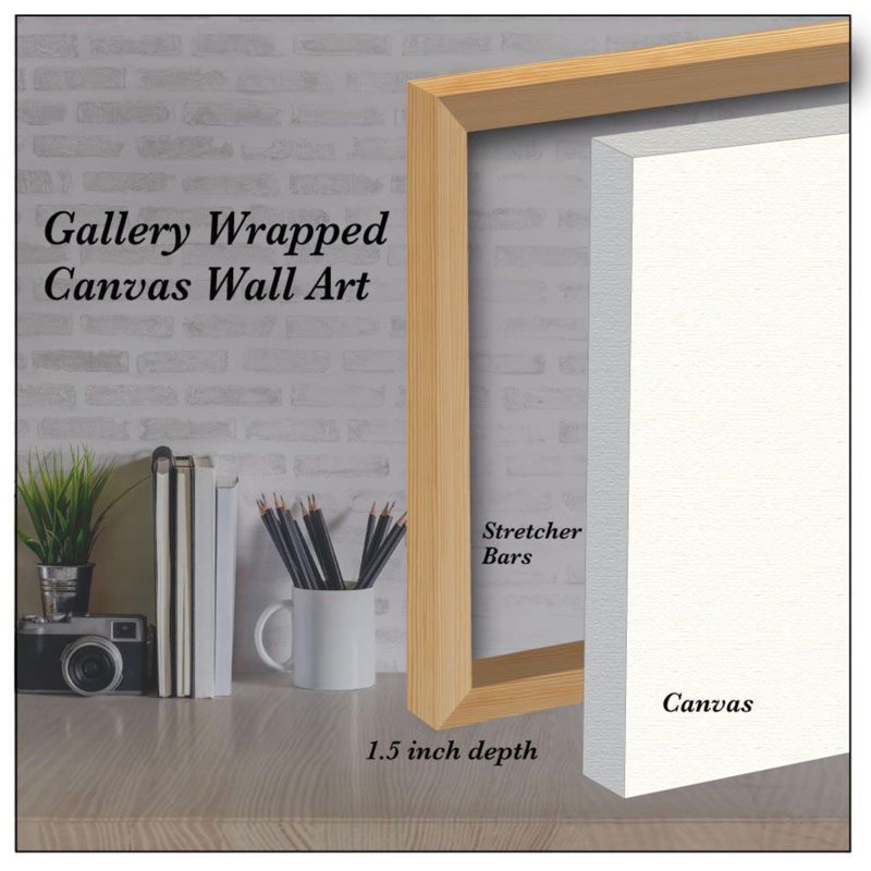 Soft Teal and White Floral Canvas Wall Art, 30 in.