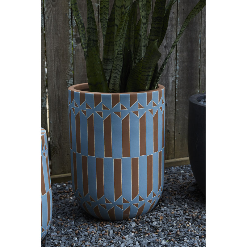 Pot à fleurs kaléidoscope , H 22 po x l 16 po x P 16 po