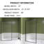 Porte de baignoire à cadre fixe avec verre cannelé l 33 po x H 58 po-98471653