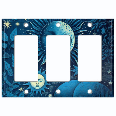 Plaque murale berçante astronomique 3 étoiles