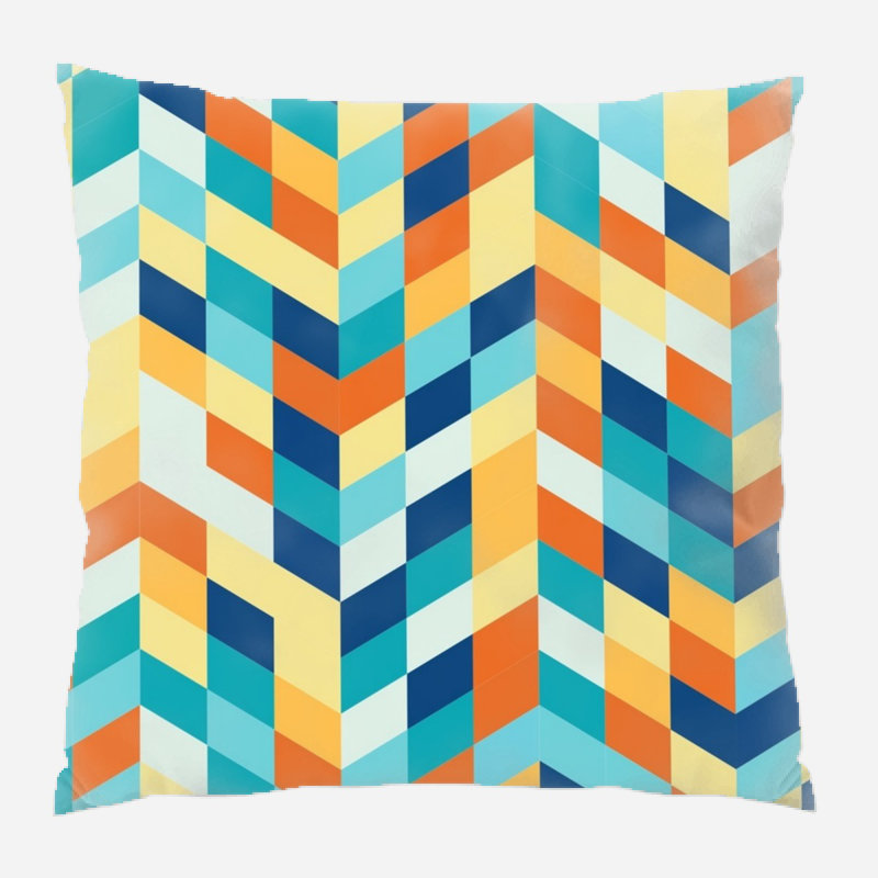 Coussin décoratif géométrique
