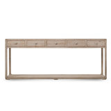 Ming 83.86'' W Solid Wood Console Table