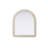Dennard Arch Cornhusk Mirror 42 in Linen White-108457502