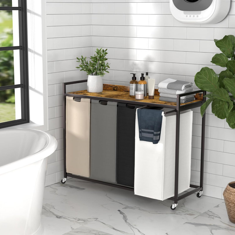 Laundry Basket With Rack