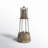 22.95'' H Iron Tabletop Lantern