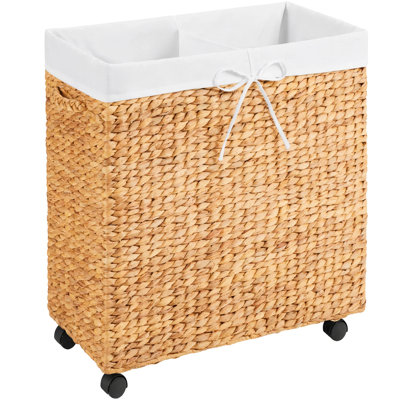 Grand panier à linge double