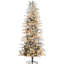 Arbre artificiel de 7,5 pi avec 850 branches floquées, 350 lumières chaudes, ouverture automatique, base solide, ignifuge, assemblage simple à l'épreuve des flammes de 7,5 pieds, rangée d'installation