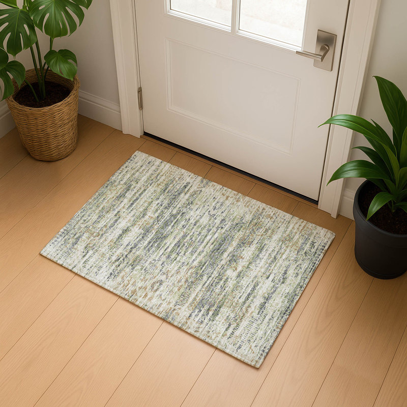 Premium Machine Washable Ansley Moroccan Rug, Rectangle 1'8" x 2'6"