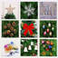 Arbre de Noël artificiel 6 pi avec lumières à DEL écoénergétiques, y compris 195 jupes d'arbre suspendues et garde-corps-118034218