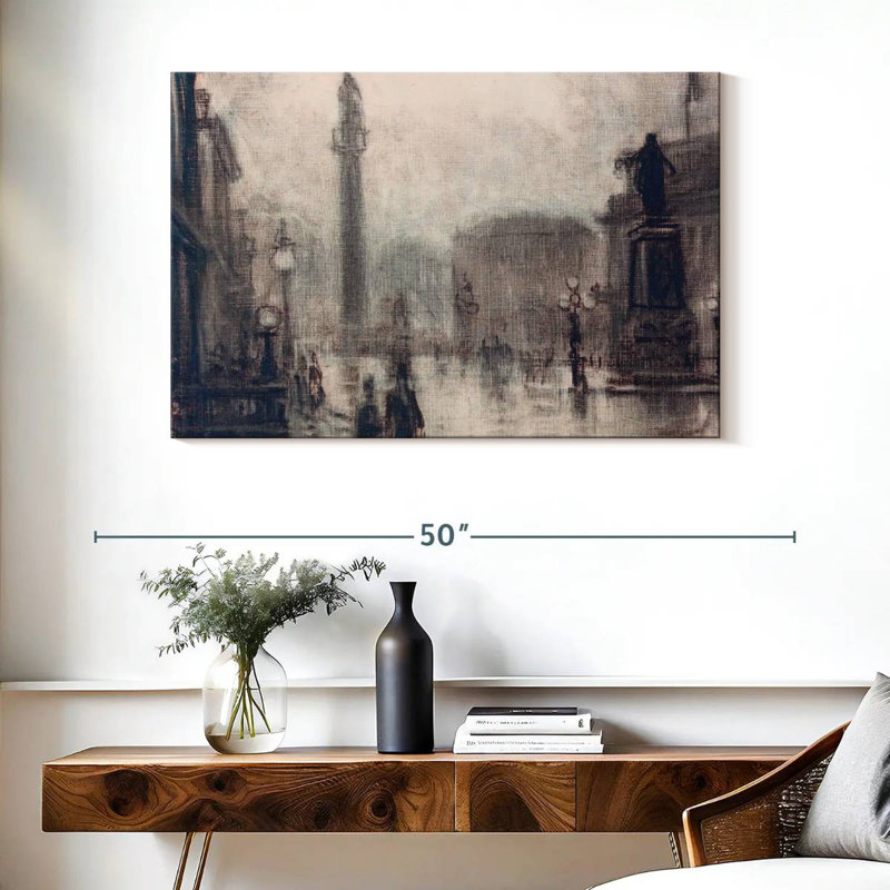 Sireci City Stroll, 26" H x 39" W